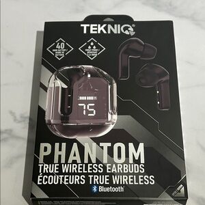 Phantom True Wireless Earbuds - Black